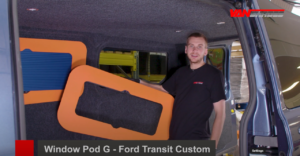 ford transit custom window pod G install
